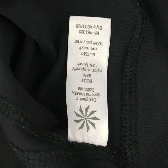 Athleta Black Yoga Pants Small - Picture 7 of 8